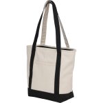 Recycled 12oz Zip Top Canvas Tote - 3
