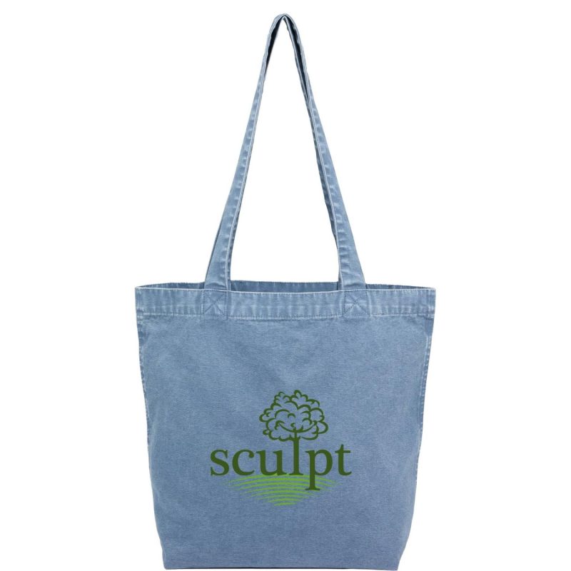 Recycled Washed 10oz Cotton Tote - 9