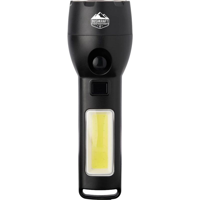 Solar Powered Rechargeable COB Flashlight - 2