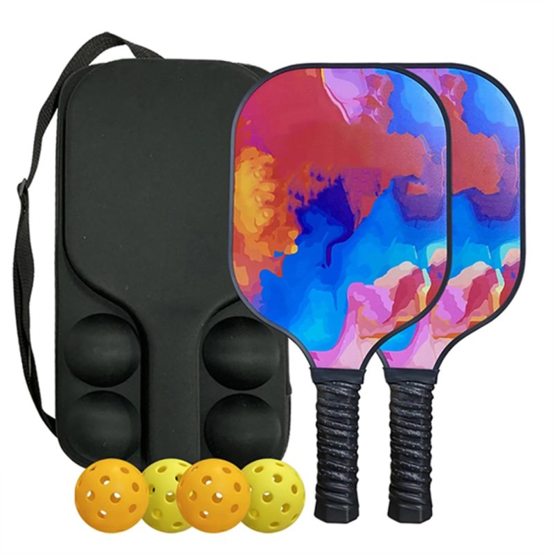 Carbon Fiber Performance Pickleball Paddles Set - 3