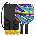 Carbon Fiber Performance Pickleball Paddles Set - 5