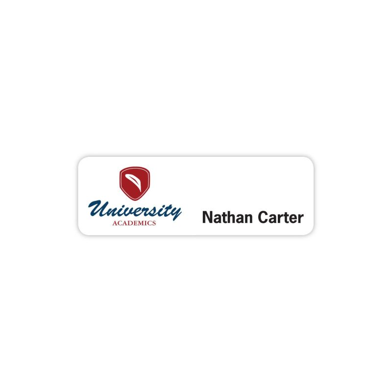Chicago Plastic Express Name Badge (Standard size 1" x 3")