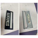 Crystal Clear Acrylic Name Tag Holder With Pin - 6