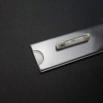 Crystal Clear Acrylic Name Tag Holder With Pin - 7