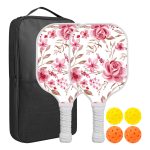 Custom Pickleball Racket Paddle & Ball Set w/Carrying Bag - 1
