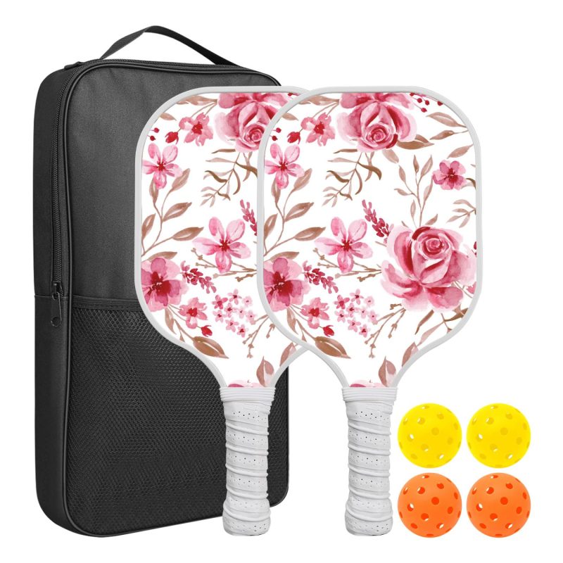Custom Pickleball Racket Paddle & Ball Set w/Carrying Bag - 1