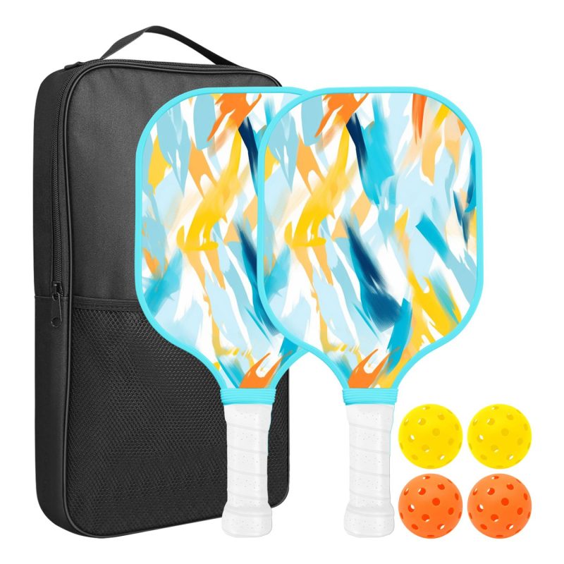 Custom Pickleball Racket Paddle & Ball Set w/Carrying Bag - 9