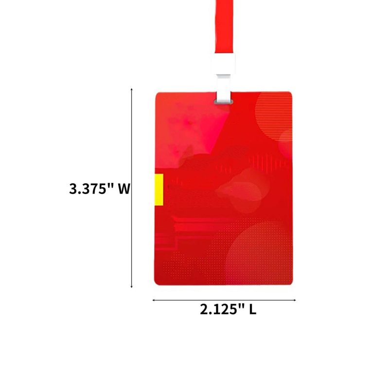 Double Sided PVC Event Credential Card - 2
