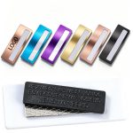 Erasable Replaceable Stainless Steel Name Tag W/ Magnet