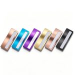 Erasable Replaceable Stainless Steel Name Tag W/ Magnet - 3