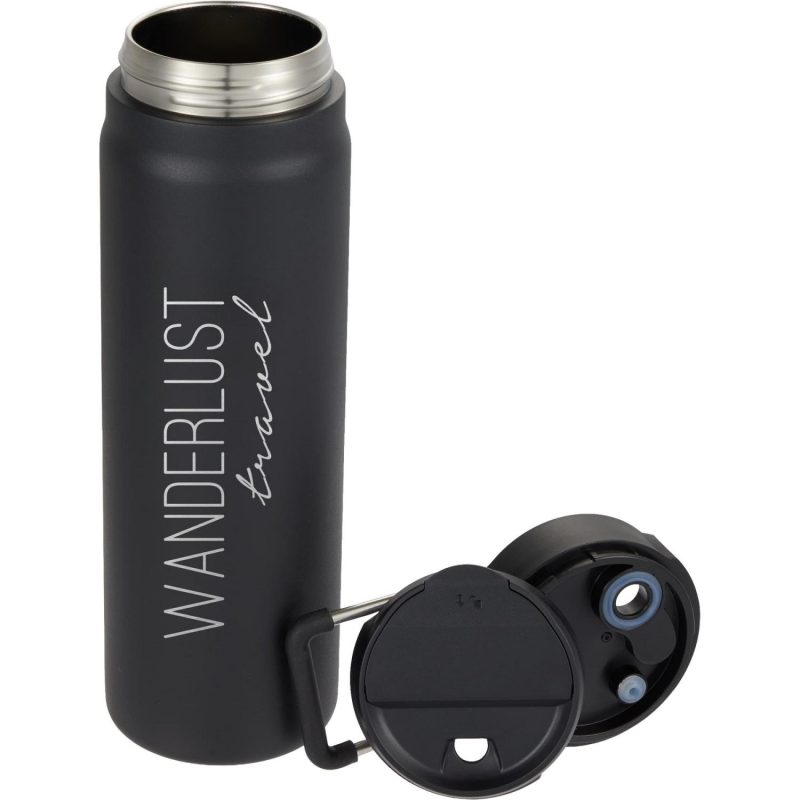 Kara Recycled Insulated Bottle w/ Swivel Lid 24oz