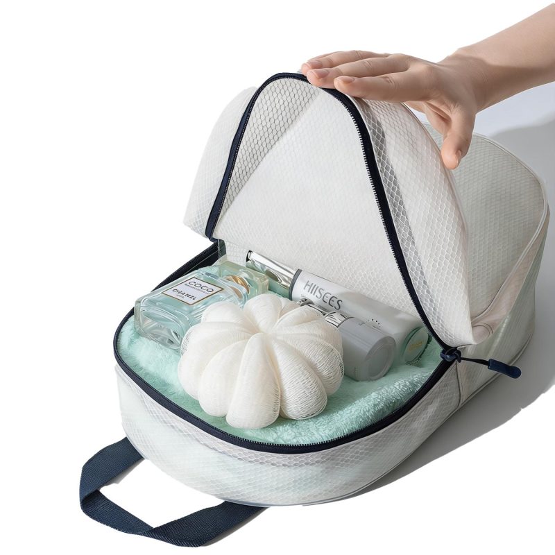 Large Waterproof Hanging Toiletry Bag Organizer - 2