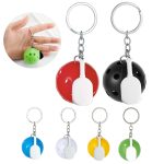 Pickleball Keychain With Racket - 1