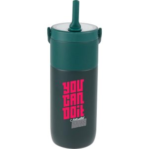 ROOTS Ceramic Lined Travel Tumbler w/ Straw 20oz