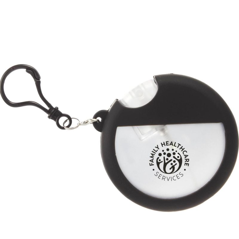 Round Hand Sanitizer with Clip