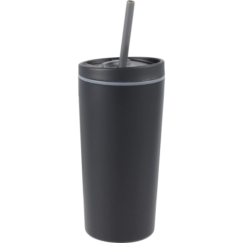 Santino Recycled Tumbler w/ Dual Function Lid 16oz - 4