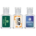 Squeaky Clean 1oz Clear Sanitizer in Clear Bottle