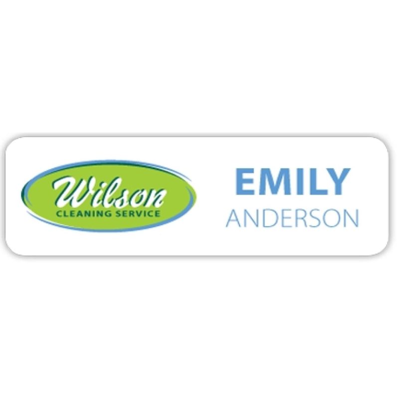 St. Paul Plastic Express Name Badge (Standard Size 1" x 3")
