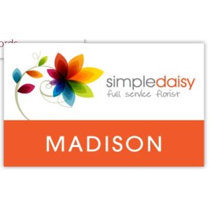 St. Paul Plastic Express Name Badge (Standard Size 2" x 3")