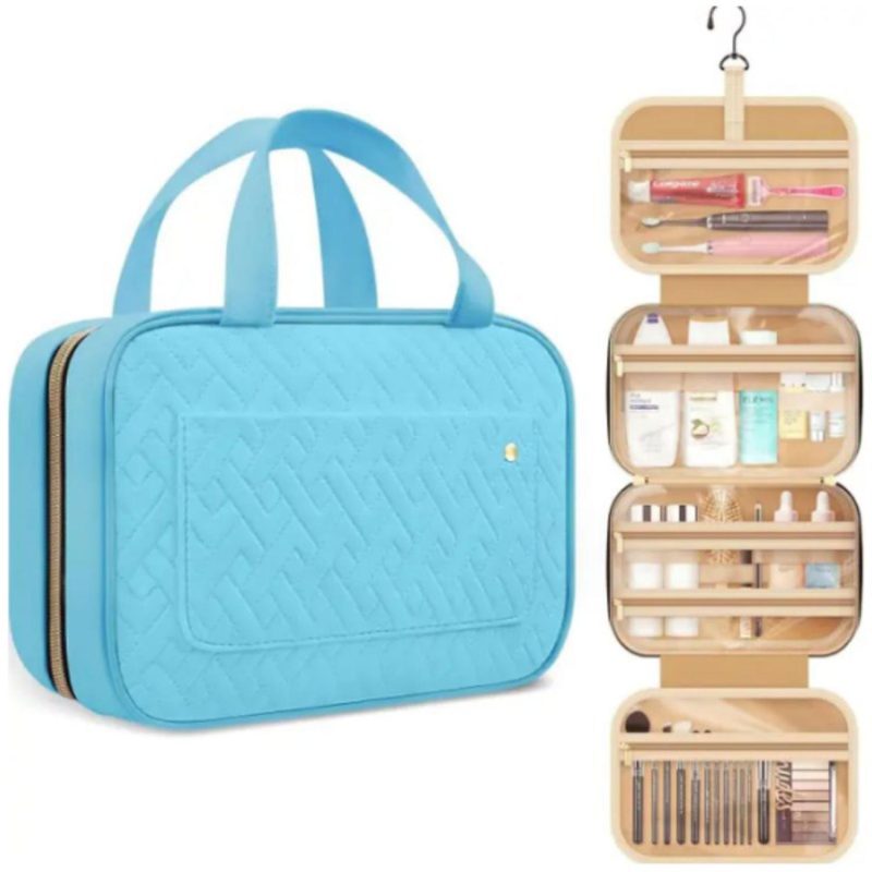 Travel Toiletry Bag With Hanging Hook - 2