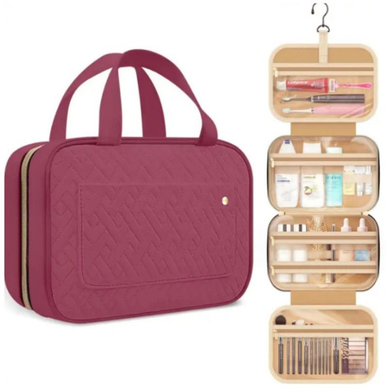 Travel Toiletry Bag With Hanging Hook - 4