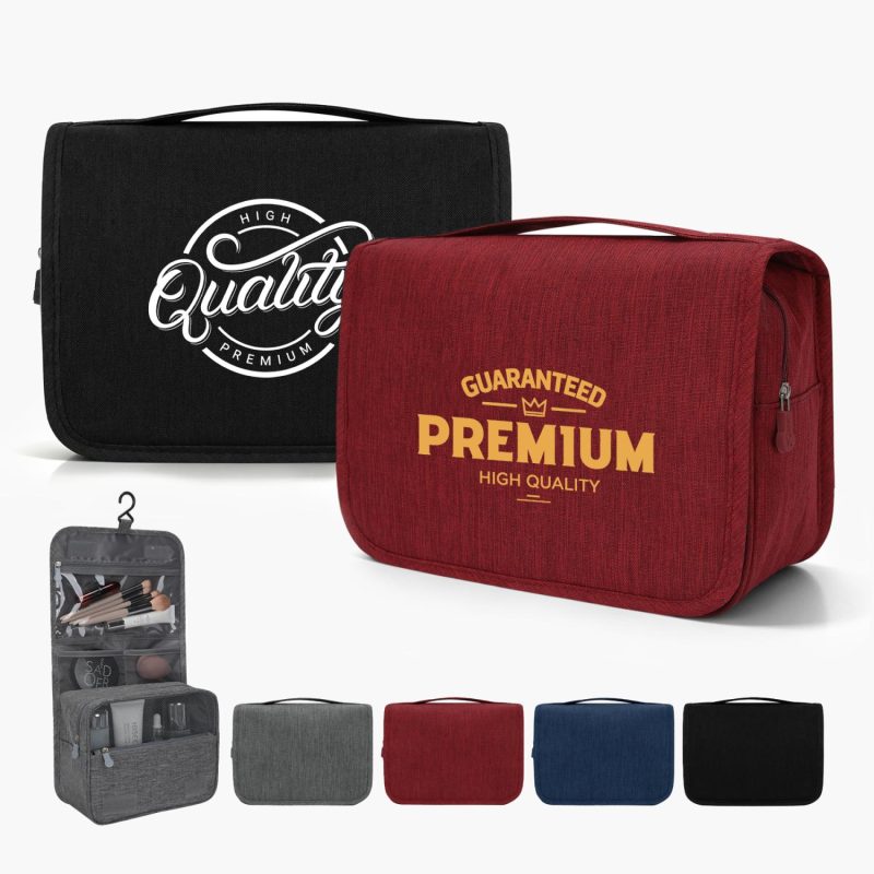 Water-Resistant Hanging Toiletry Bag