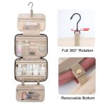Water-Resistant Nylon Hanging Toiletry Bag - 3