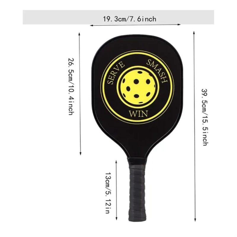 Wooden Pickleball Paddle Racket for Easy Play - 1
