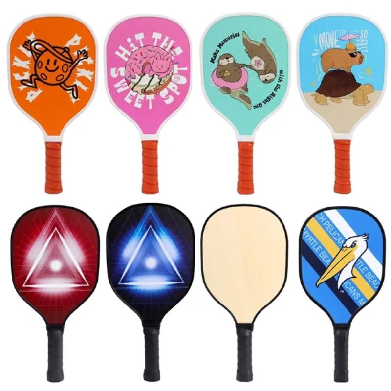 Wooden Pickleball Paddle Racket for Easy Play - 2