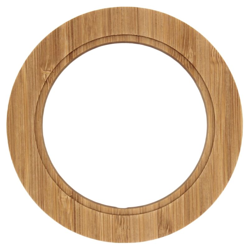 iBevel Plus 15W Wireless Charger With Bamboo Trim - 6